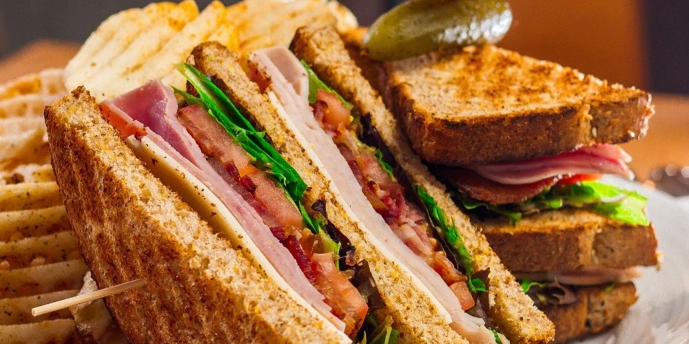 potaotes Club Sandwich