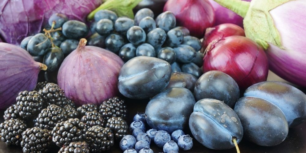 purple fruits vegetables